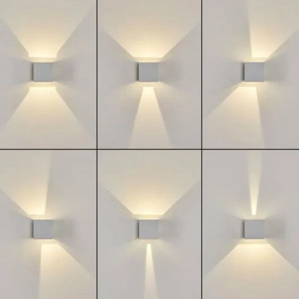 hofstein Applique murale d'extérieur Pyalong LED Blanc, 1 lumière* Lampes Modernes