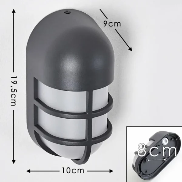 hofstein Applique murale d'extérieur Kyrenia LED Anthracite, 1 lumière* Lampes Modernes
