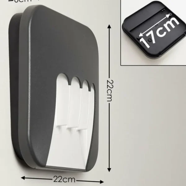 hofstein Applique murale d'extérieur Silvso LED Anthracite, 4 lumières* Lampes Modernes