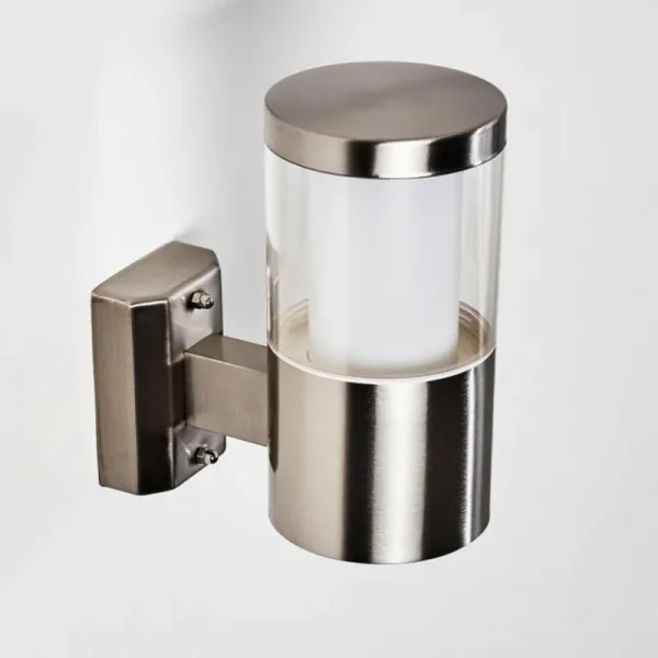 hofstein Applique murale d'extérieur Leon LED Nickel mat, 1 lumière* Lampes Modernes