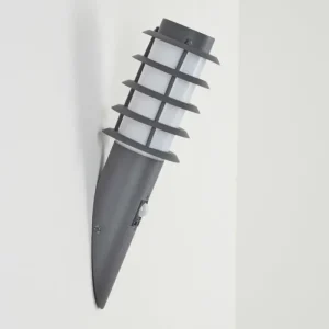 hofstein Applique murale d'extérieur Tunes Anthracite, 1 lumière, Détecteur de mouvement* Lampes Modernes