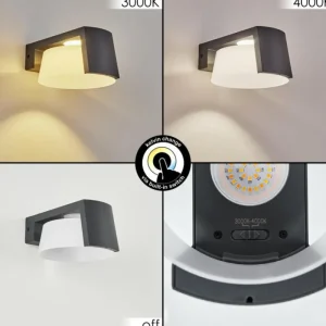 hofstein Applique murale d'extérieur Lafite Anthracite, 1 lumière* Lampes Modernes
