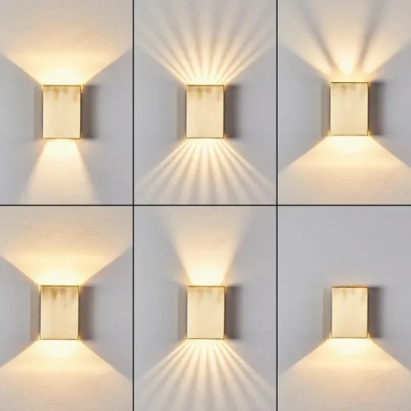 hofstein Applique murale d'extérieur Benin LED Laiton, 1 lumière* Lampes Modernes