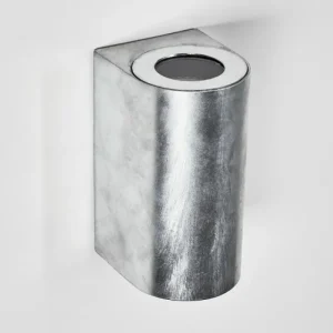 hofstein Applique murale d'extérieur Boda Argenté, 2 lumières* Lampes Modernes