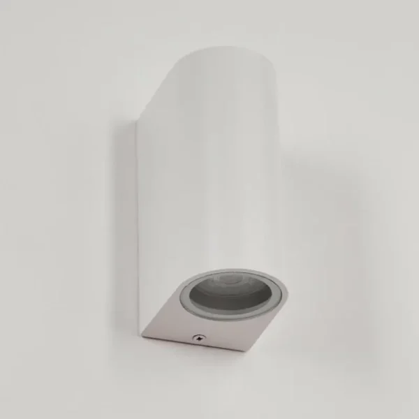 hofstein Applique murale d'extérieur Kingstown Blanc, 2 lumières* Lampes Modernes