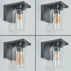 hofstein Applique murale d'extérieur Aquin Anthracite, 1 lumière* Lampes Modernes