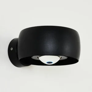 hofstein Applique murale d'extérieur Andersro LED Noir, 2 lumières* Lampes Modernes