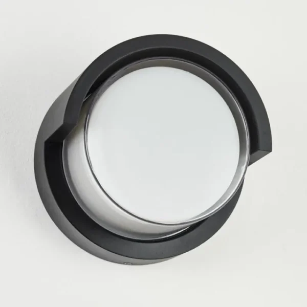 hofstein Applique murale d'extérieur Vurey LED Noir, 1 lumière* Lampes Modernes