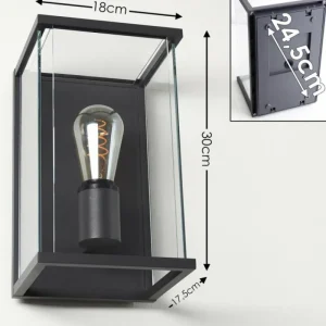 hofstein Applique murale d'extérieur Faroer Anthracite, 1 lumière* Lampes Modernes