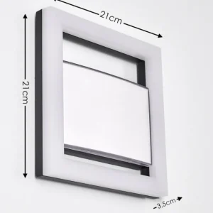 hofstein Applique murale d'extérieur Linna LED Aluminium, 1 lumière* Lampes Modernes