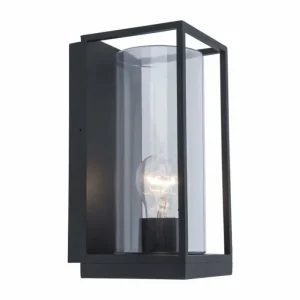 Luminaires Lutec Applique murale d'extérieur Lutec Flair Anthracite, 1 lumière* Lampes En Verre