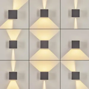 hofstein Applique murale d'extérieur Anobra LED Anthracite, Blanc, 1 lumière* Lampes Modernes