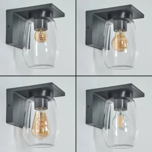 hofstein Applique murale d'extérieur Aquin Anthracite, 1 lumière* Lampes Modernes