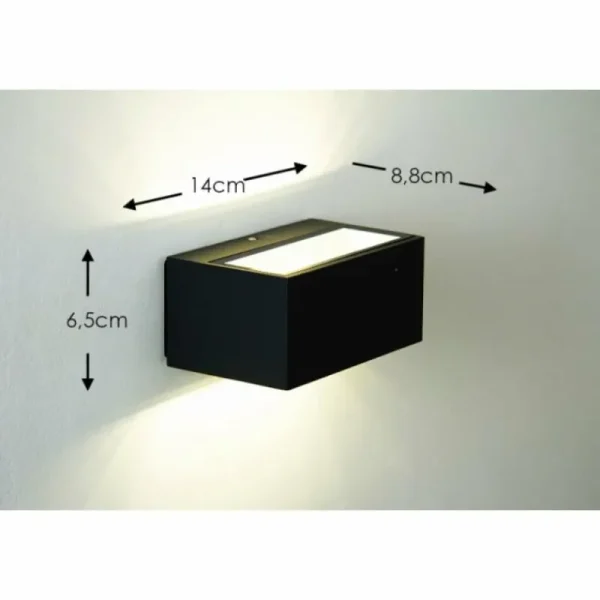 hofstein Applique murale d'extérieur Spider LED Anthracite, 1 lumière* Lampes Modernes