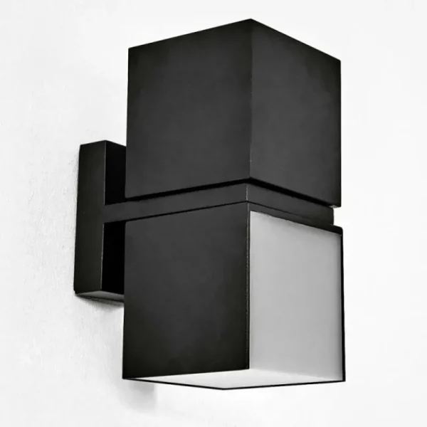 hofstein Applique murale d'extérieur Swanek LED Noir, 1 lumière* Lampes Modernes