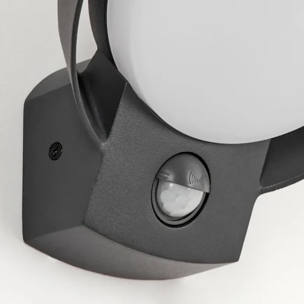 hofstein Applique murale d'extérieur Kelo LED Anthracite, 1 lumière, Détecteur de mouvement* Lampes Modernes