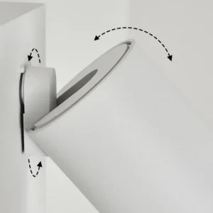 hofstein Applique murale d'extérieur Hakamken Blanc, 2 lumières, Détecteur de mouvement* Lampes Modernes