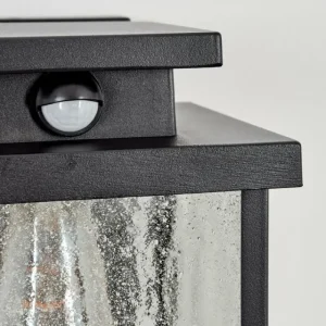 hofstein Applique murale d'extérieur Tieva Noir, 1 lumière, Détecteur de mouvement* Lampes Modernes