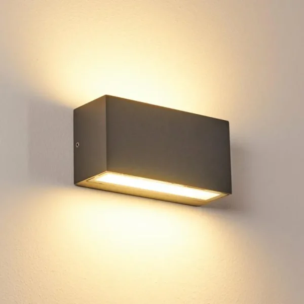 hofstein Applique murale d'extérieur Duluth LED Anthracite, 1 lumière* Lampes Modernes
