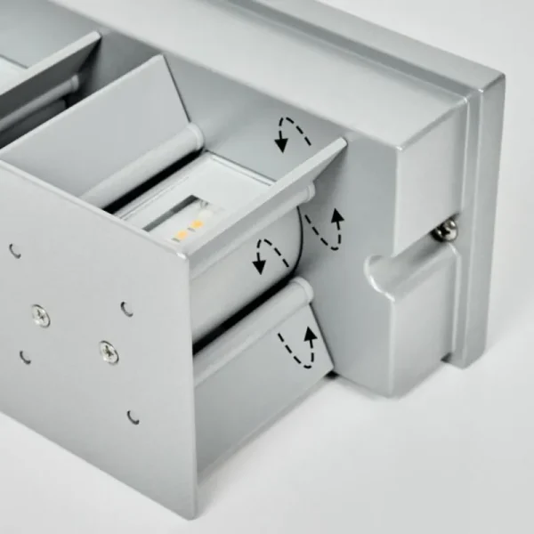 hofstein Applique murale d'extérieur Tamarin LED Gris, 1 lumière* Lampes Modernes