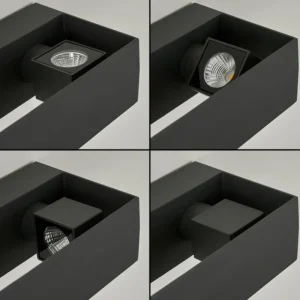 hofstein Applique murale d'extérieur Fletcher LED Anthracite, 2 lumières* Lampes Modernes