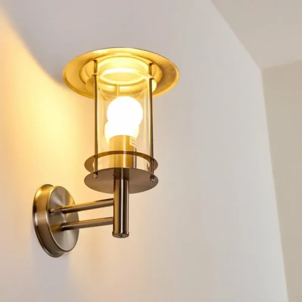 hofstein Applique murale d'extérieur Mulo Acier inoxydable, 1 lumière* Lampes Modernes