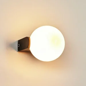 hofstein Applique murale d'extérieur Kalfhaga Noir, 1 lumière* Lampes Modernes