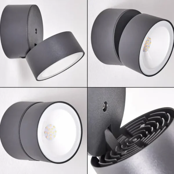hofstein Applique murale d'extérieur Ripen LED Anthracite, 1 lumière* Lampes Modernes