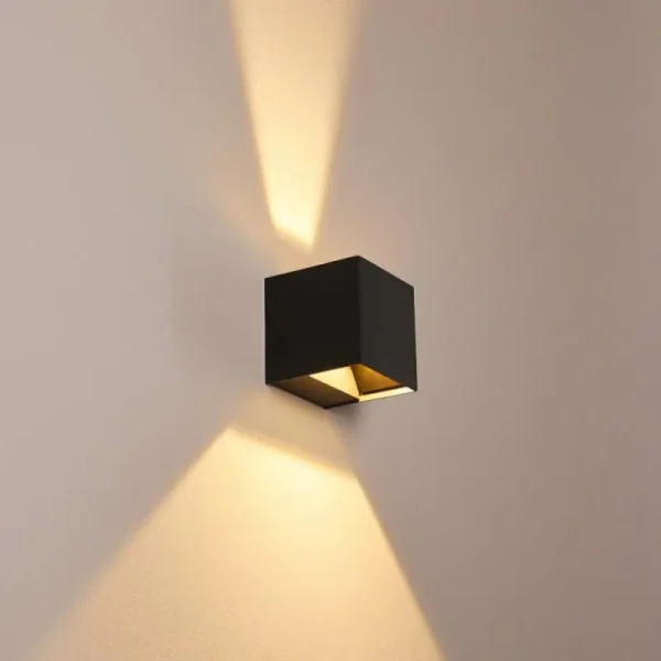 hofstein Applique murale d'extérieur Fauderup LED Anthracite, 2 lumières* Lampes Modernes