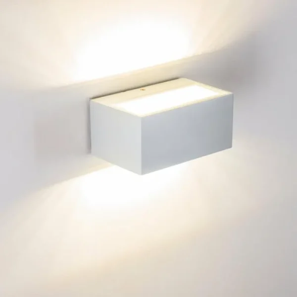 hofstein Applique murale d'extérieur Spider LED Blanc, 1 lumière* Lampes Modernes