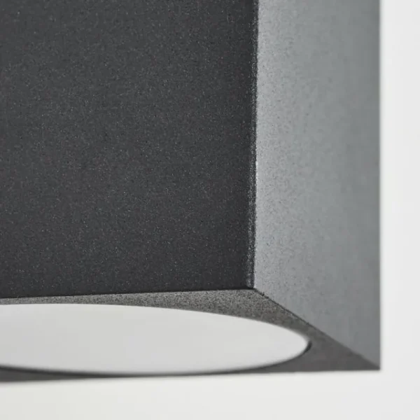 hofstein Applique murale d'extérieur Skaabu Noir, Blanc, 1 lumière* Lampes Modernes