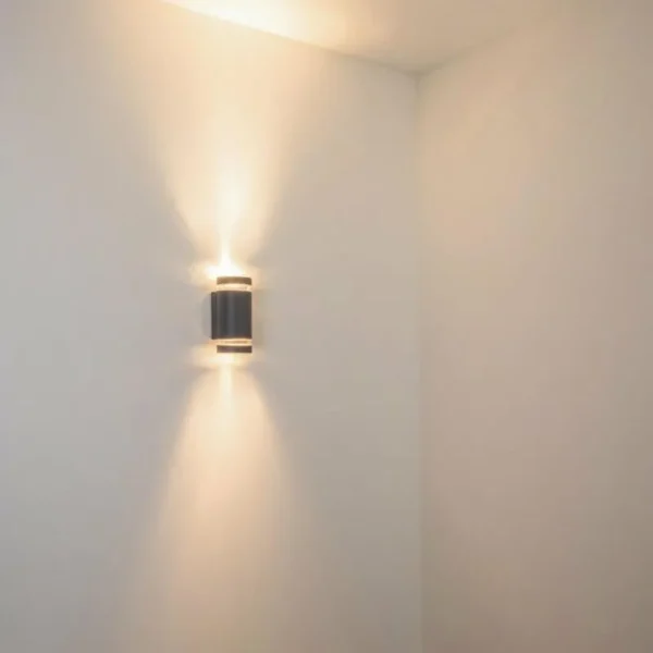 hofstein Applique murale d'extérieur Tagish Anthracite, 2 lumières* Lampes Modernes