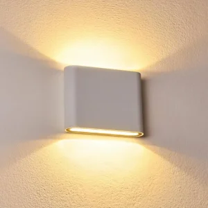 hofstein Applique murale d'extérieur Tinglev LED Blanc, 2 lumières* Lampes Modernes