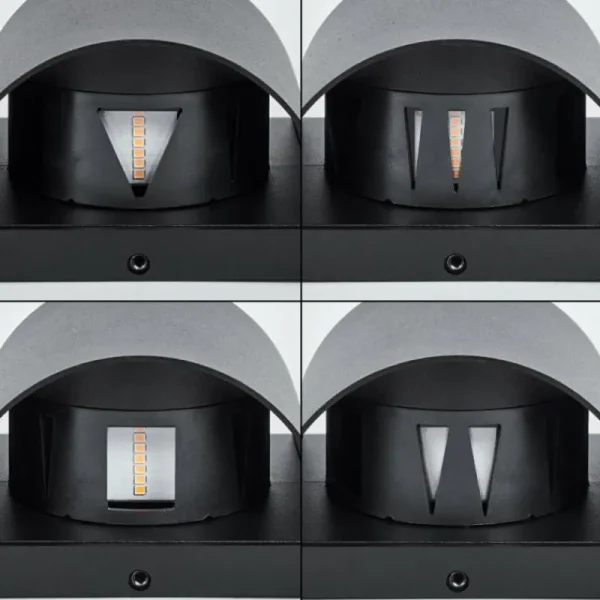 hofstein Applique murale d'extérieur Arteaga LED Noir, 1 lumière* Lampes Modernes