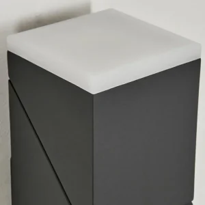 hofstein Applique murale d'extérieur Toogong LED Anthracite, 2 lumières, Détecteur de mouvement* Lampes Modernes