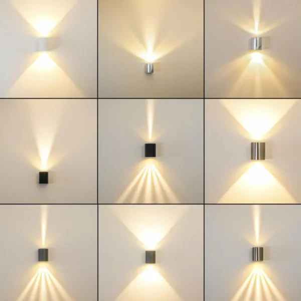 hofstein Applique murale d'extérieur Mora LED Zingué, 2 lumières* Lampes Modernes