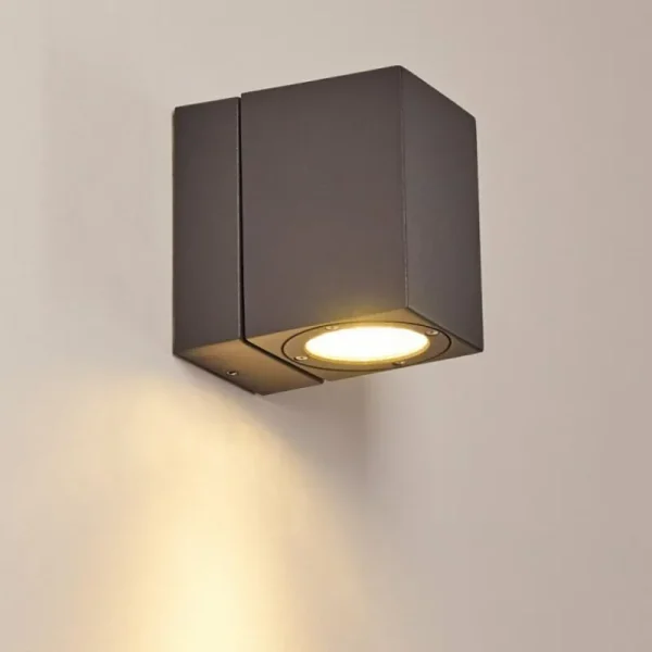 hofstein Applique murale d'extérieur Bregenz LED Anthracite, 1 lumière* Lampes Modernes