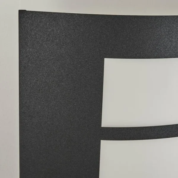 hofstein Applique murale d'extérieur Matilau Noir, Blanc, 1 lumière, Détecteur de mouvement* Lampes Modernes