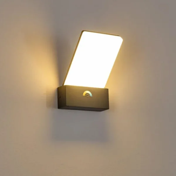 hofstein Applique murale d'extérieur Heraklion LED Anthracite, 1 lumière* Lampes Modernes