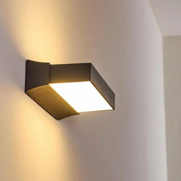 hofstein Applique murale d'extérieur Hjortspring LED Anthracite, 1 lumière* Lampes Modernes