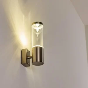 hofstein Applique murale d'extérieur Noreaz Chrome, 1 lumière* Lampes Modernes