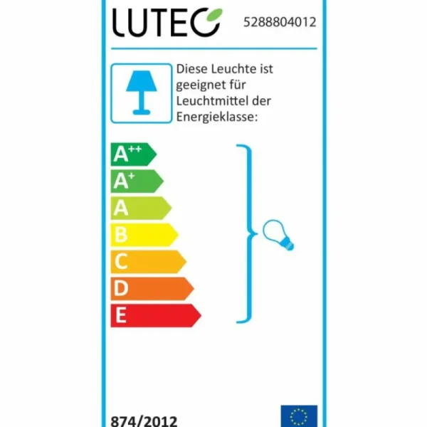 Luminaires Lutec Applique murale d'extérieur Lutec Flair Anthracite, 2 lumières* Lampes En Verre