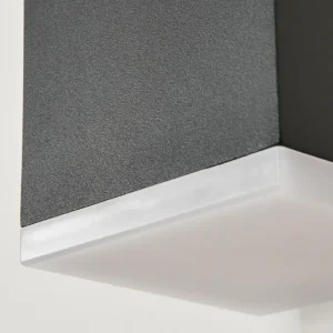 hofstein Applique murale d'extérieur Toogong LED Anthracite, 1 lumière, Détecteur de mouvement* Lampes Modernes