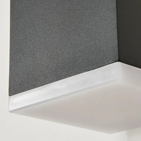 hofstein Applique murale d'extérieur Toogong LED Anthracite, 1 lumière, Détecteur de mouvement* Lampes Modernes