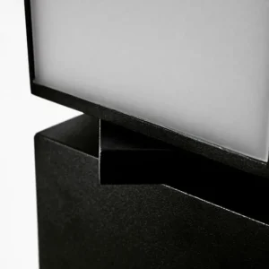 hofstein Applique murale d'extérieur Swanek LED Noir, 1 lumière* Lampes Modernes