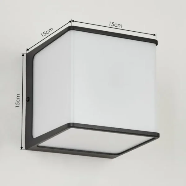 hofstein Applique murale d'extérieur Burseryd LED Anthracite, 1 lumière* Lampes Modernes
