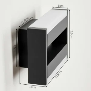 hofstein Applique murale d'extérieur Ramalheira LED Anthracite, 1 lumière* Lampes Modernes
