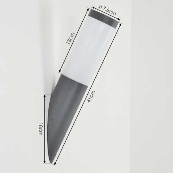 hofstein Applique murale d'extérieur Sessa Anthracite, 1 lumière* Lampes Modernes