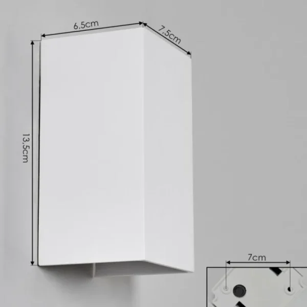 hofstein Applique murale d'extérieur Tamarin LED Blanc, 1 lumière* Lampes Modernes