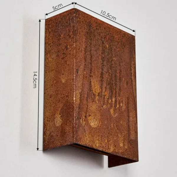 hofstein Applique murale d'extérieur Benin LED Rouille, 1 lumière* Lampes Modernes